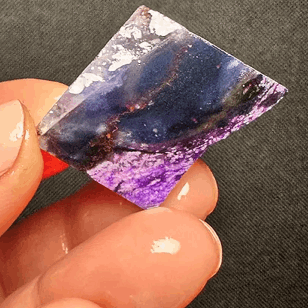 Richterite Gel with Sugilite Rough 11.6g Pure Gems Minerals & Design