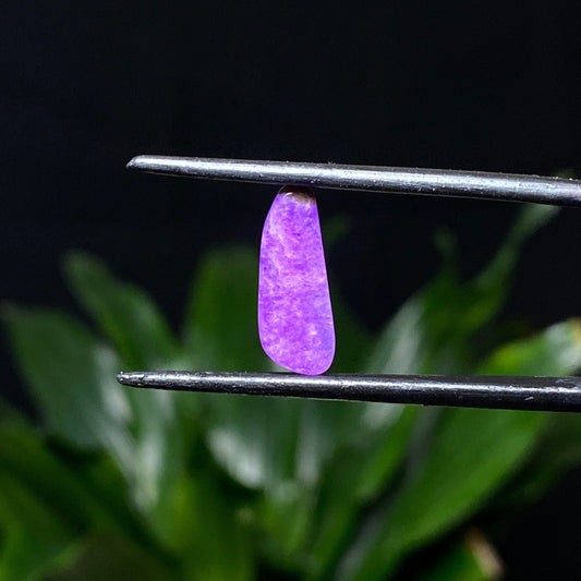 0.95ct Gel Sugilite Cabochon | Natural Untreated H& Cut in USA | Natural Untreated H& Cut in USA Pure Gems Minerals & Design